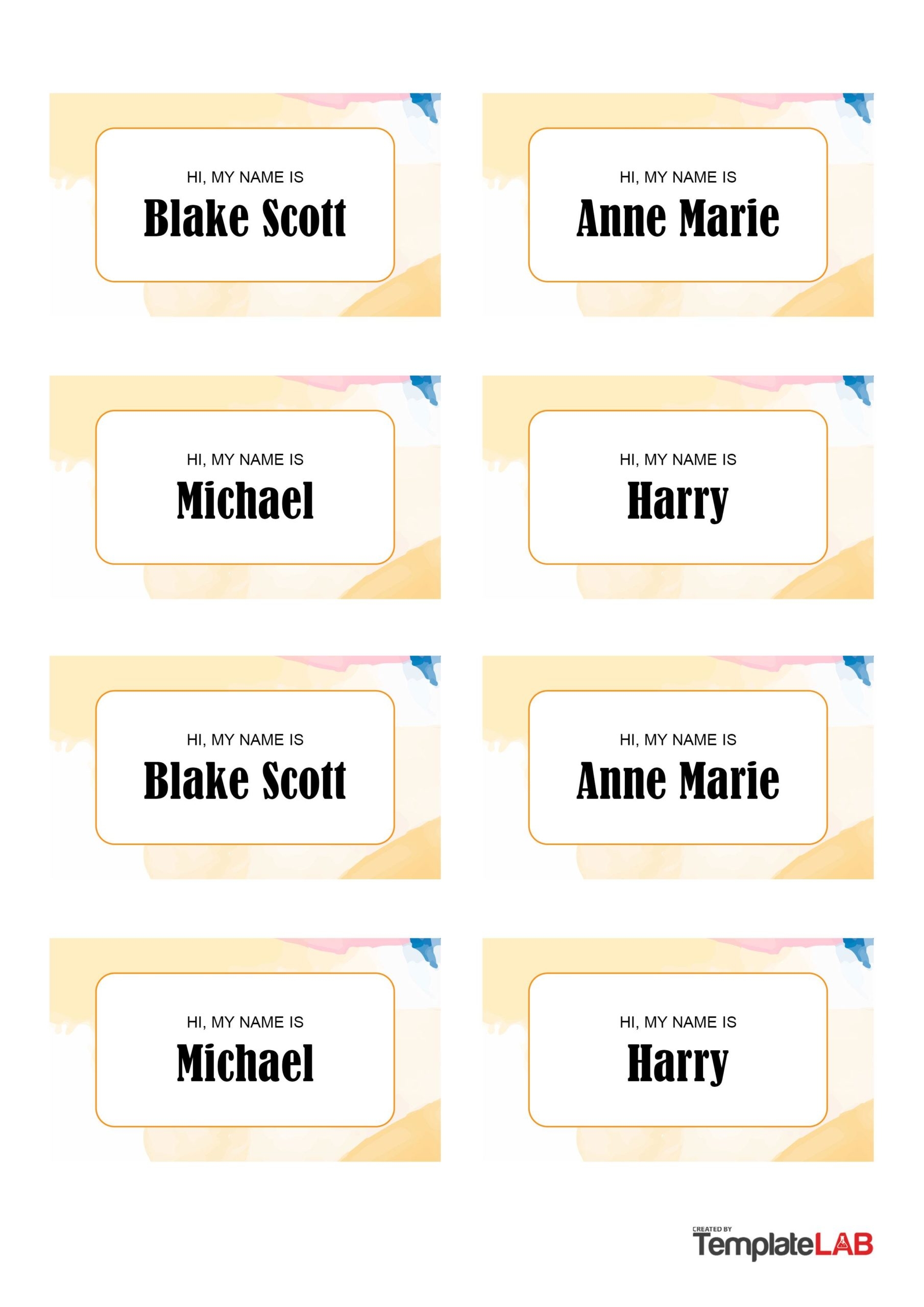 Free Printable Blank Name Tags Free Printable Blank Name Tags