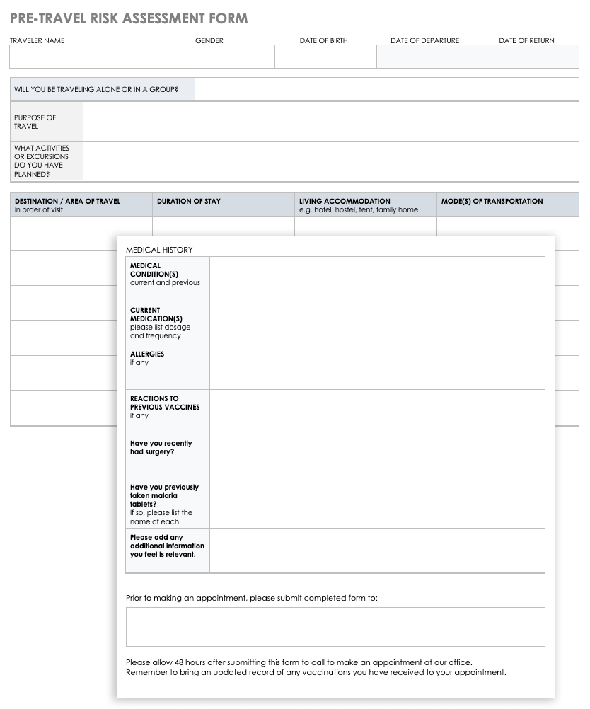 35 Free Risk Assessment Templates 35 Free Risk Assessment Templates