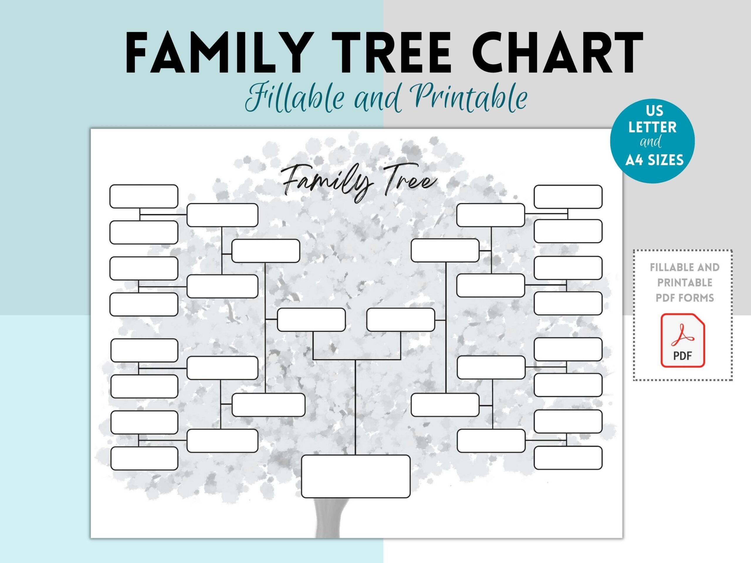 Printable Blank Family Tree Template Printable Blank Family Tree Template