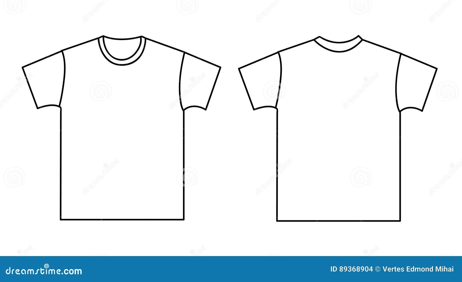 Blank T shirt Template Stock Vector Illustration Of Abstract  Blank T shirt Template Stock Vector Illustration Of Abstract