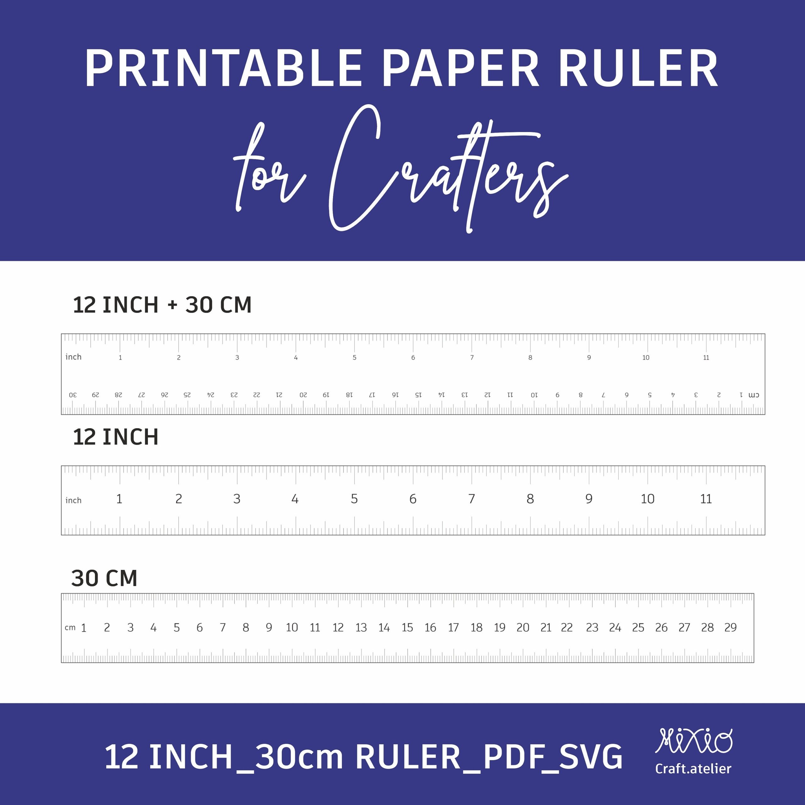 12inch Blank Ruler Template Printable 12inch Blank Ruler Template Printable