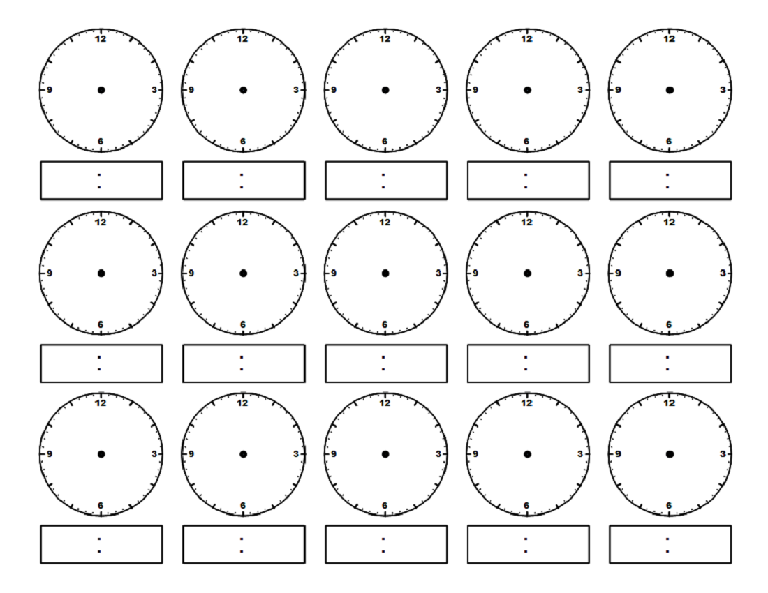 Clock Face Worksheets To Print Activity Shelter