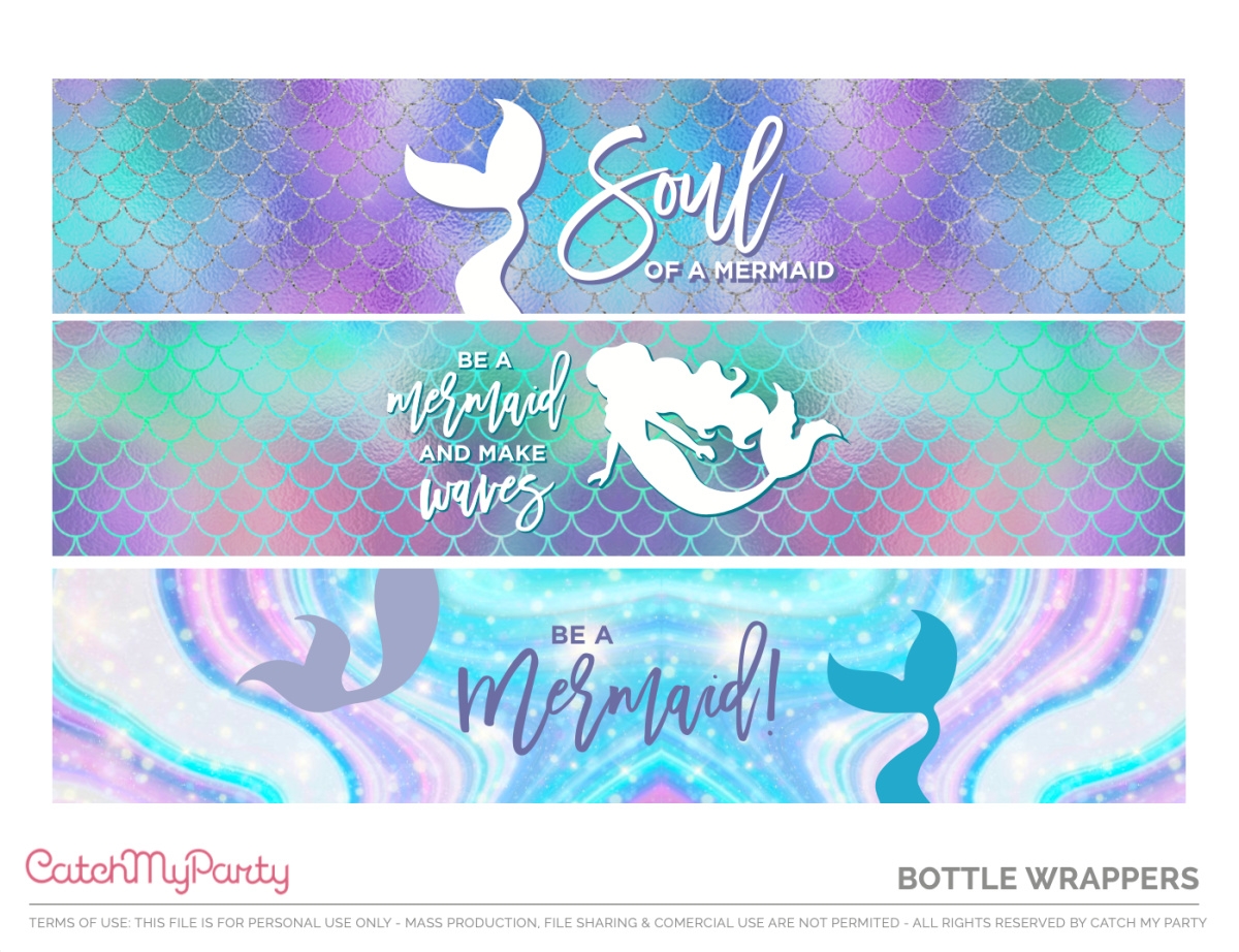 Fabulous FREE Mermaid Party Printables Catch My Party Fabulous FREE Mermaid Party Printables Catch My Party