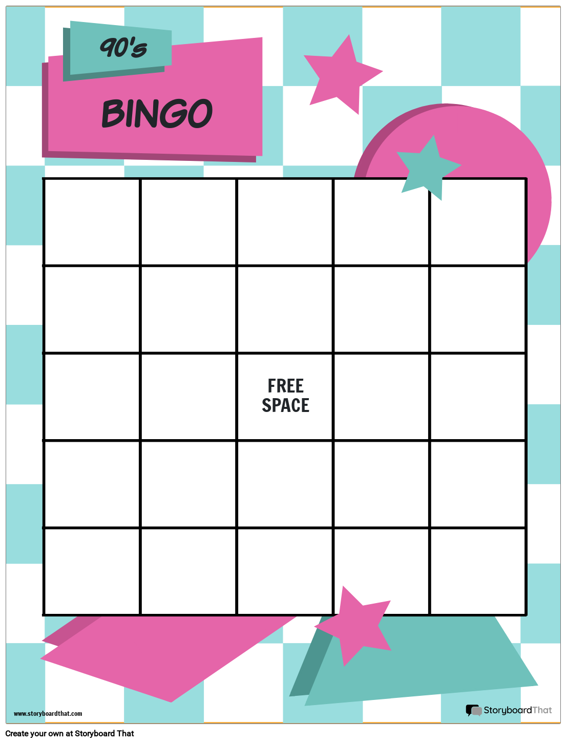 Free Bingo Card U0026 Board Templates Customize And Print Worksheets Library Free Bingo Card U0026 Board Templates Customize And Print Worksheets Library