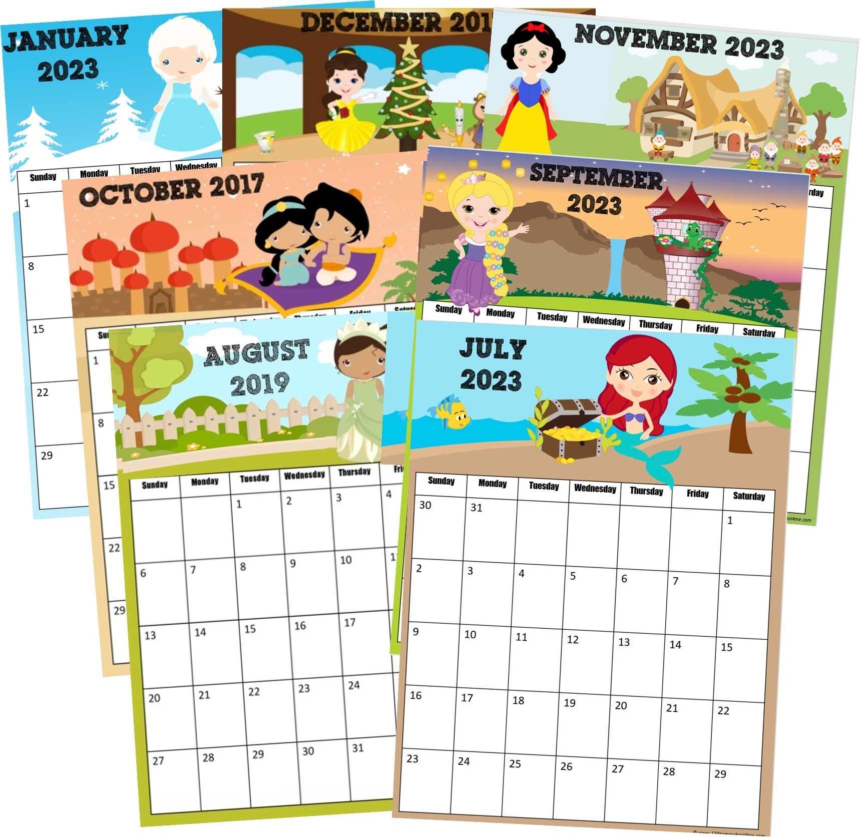 Free Printable Blank Preschool Calendar Free Printable Blank Preschool Calendar