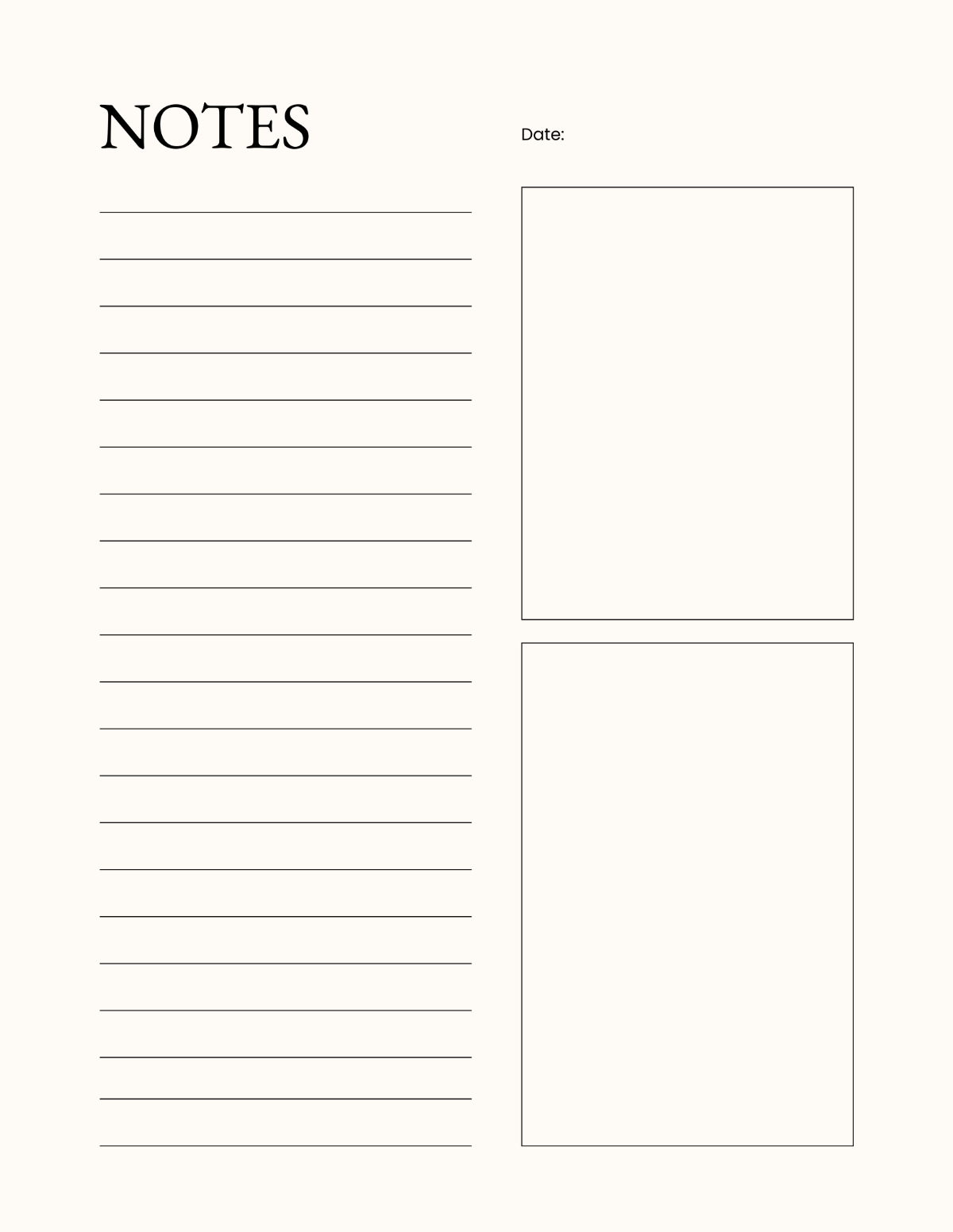 Free Printable Lined Paper Templates To Customize Online