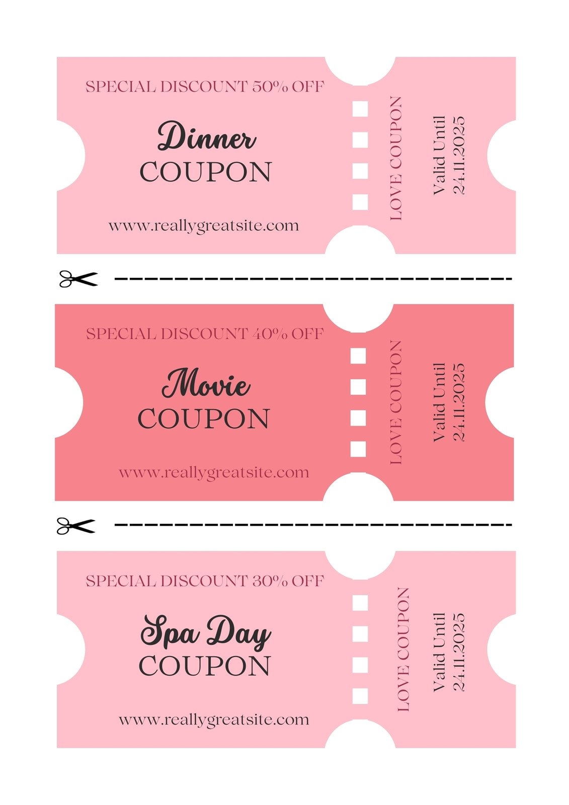 Free Printable Blank Coupons For Gifts