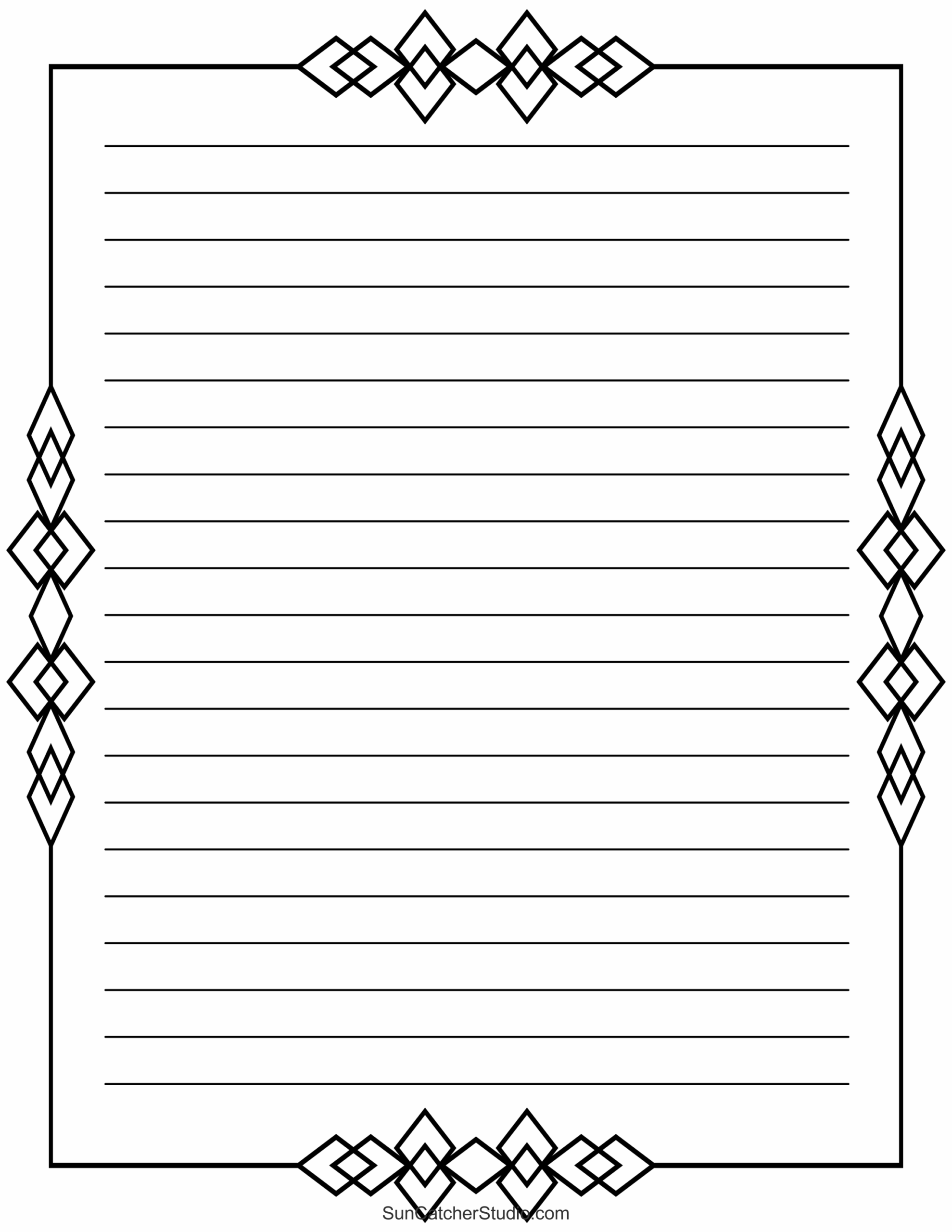 Free Printable Stationery And Lined Letter Writing Paper Free  Free Printable Stationery And Lined Letter Writing Paper Free