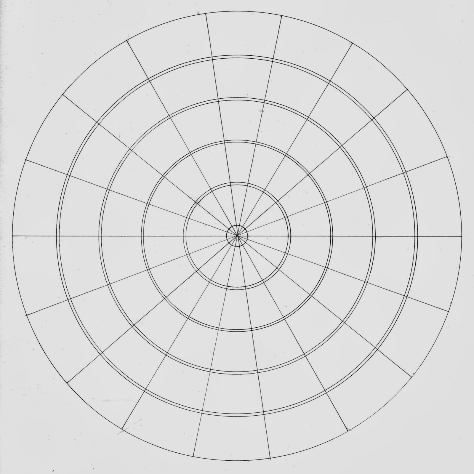 Jane Blundell Artist More Colour Wheels And Templates Mixing