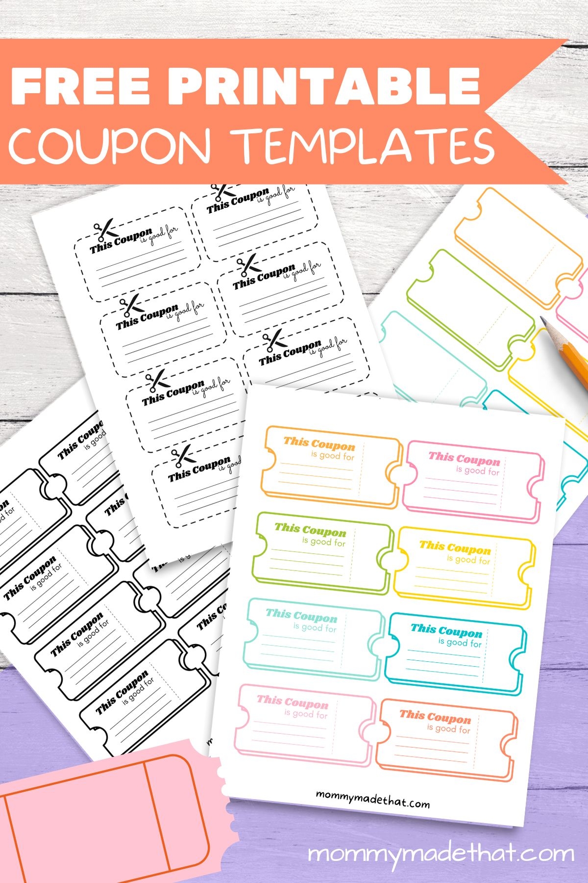 Printable Blank Coupon Template Printable Blank Coupon Template