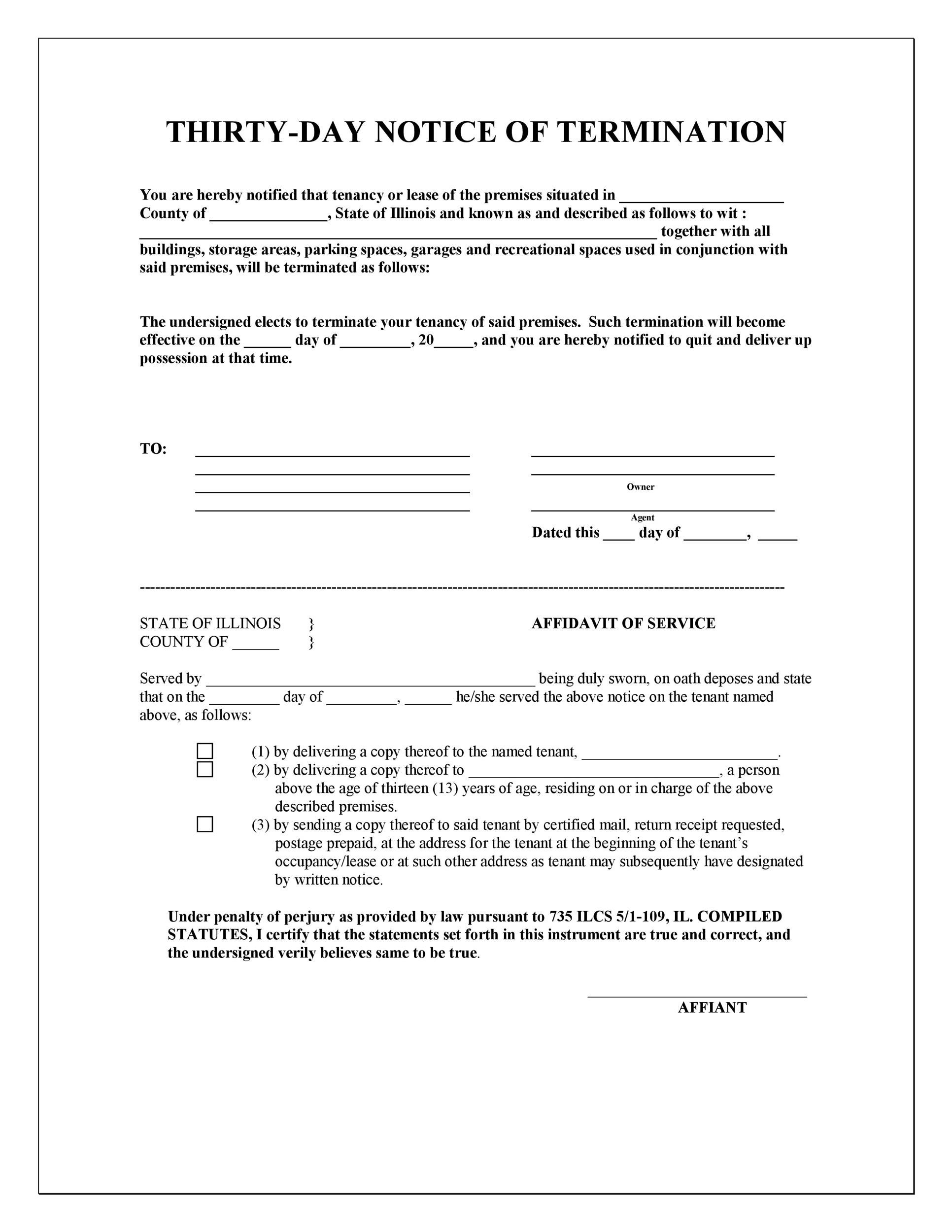 Free Printable Blank Eviction Notice