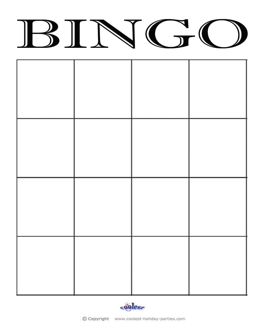 Blank bingo 4x4 Coolest Free Printables Worksheets Library Blank bingo 4x4 Coolest Free Printables Worksheets Library