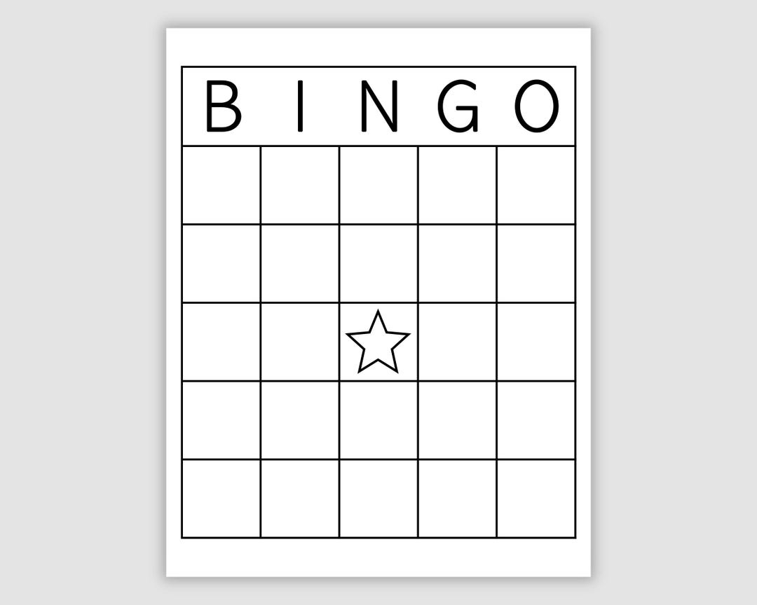Blank Bingo Card Template Prints 1 2 4 6 And 9 Per Page Printable PDF Download Make Your Own Bingo Card DIY Bingo Printable Card Bingo Etsy Blank Bingo Card Template Prints 1 2 4 6 And 9 Per Page Printable PDF Download Make Your Own Bingo Card DIY Bingo Printable Card Bingo Etsy