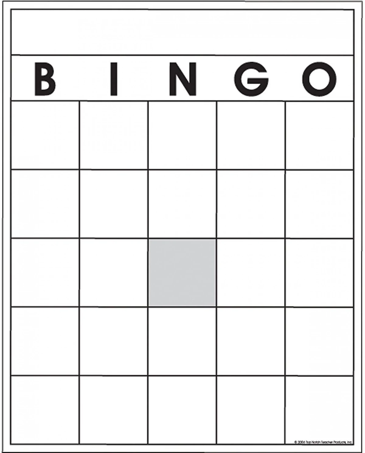Free Printable Blank Bingo Card 5x5 Free Printable Blank Bingo Card 5x5