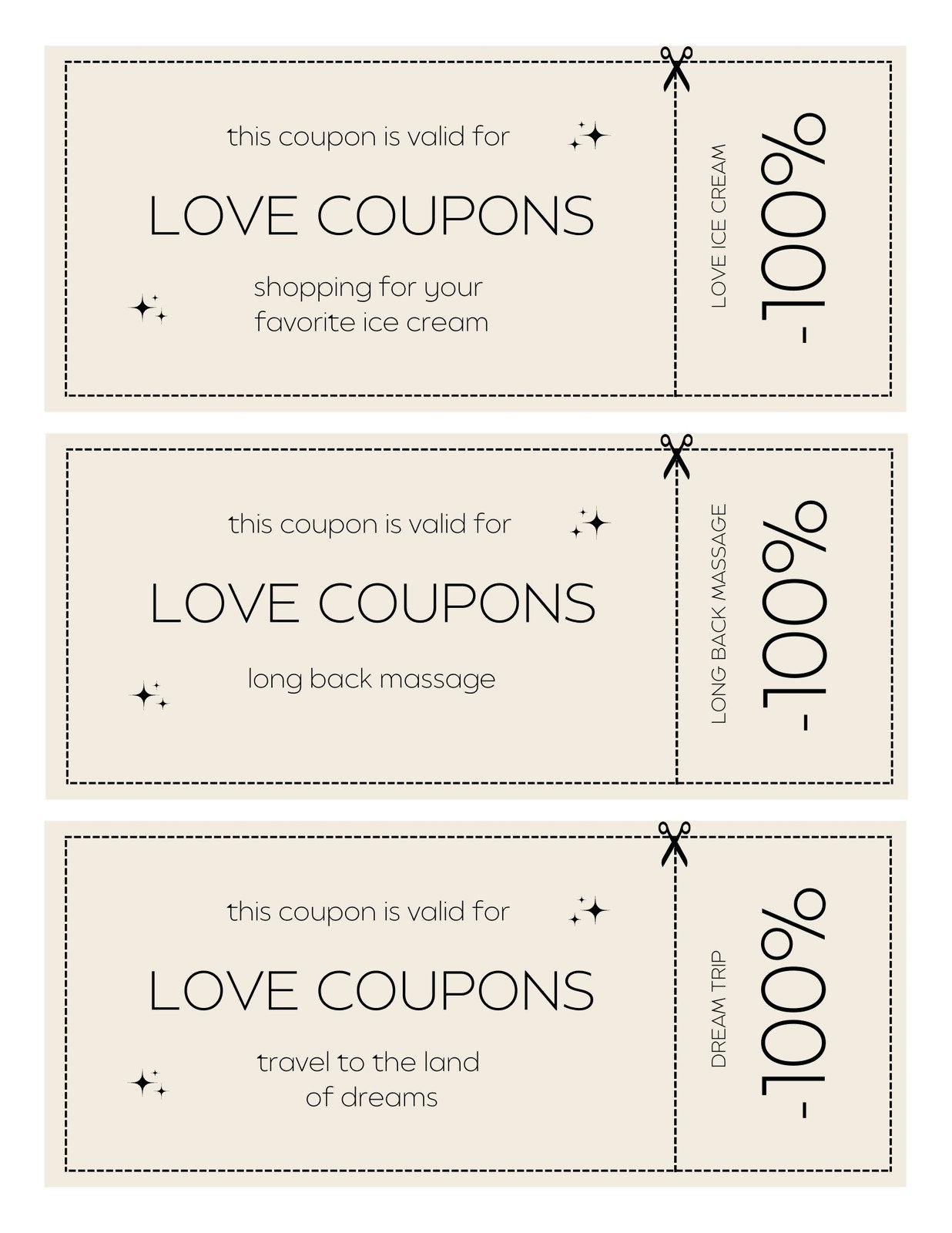 Blank Coupon Template Printable