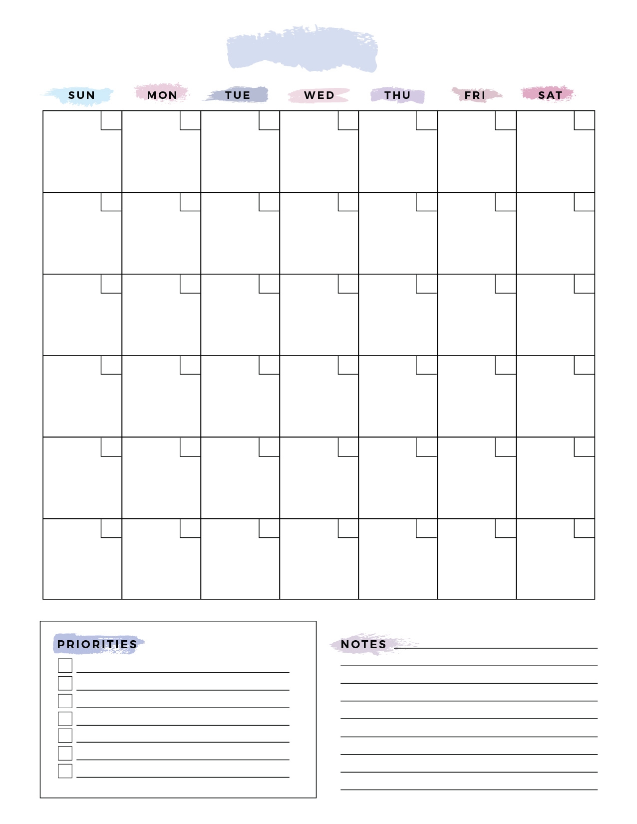 Printable Blank Calendar Templates World Of Printables Printable Blank Calendar Templates World Of Printables
