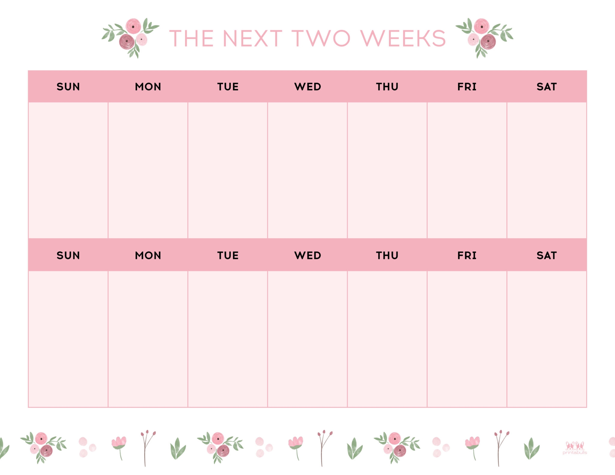 Two Week Planner Printable Printable Design Resources Two Week Planner Printable Printable Design Resources